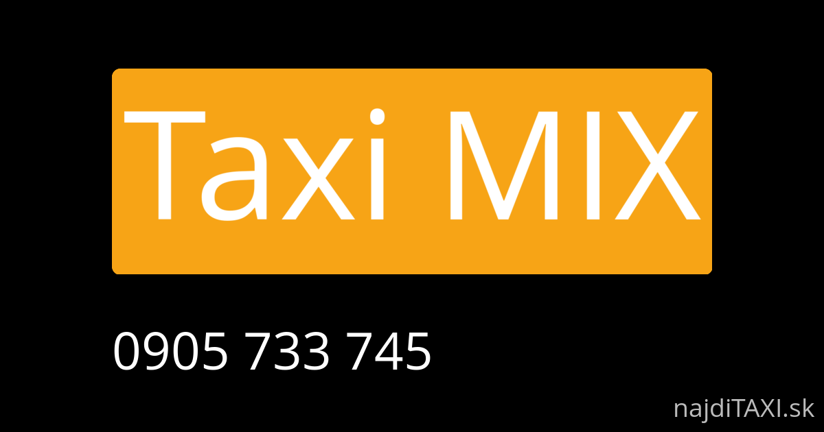 Taxi MIX (Ružomberok)