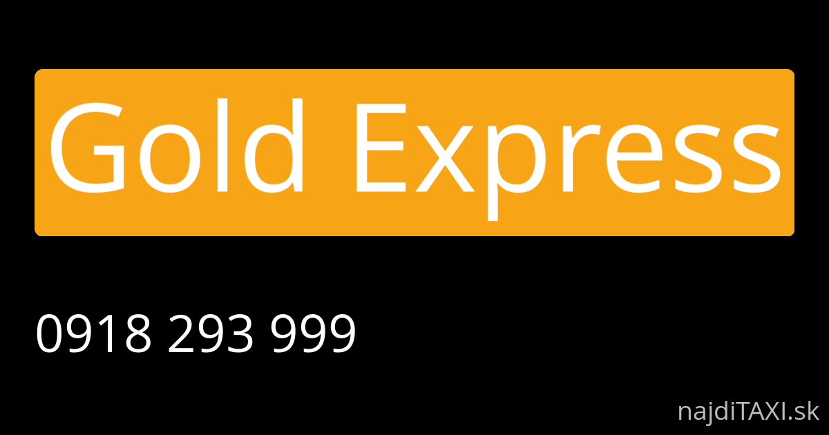 Gold Express (Sečovce)