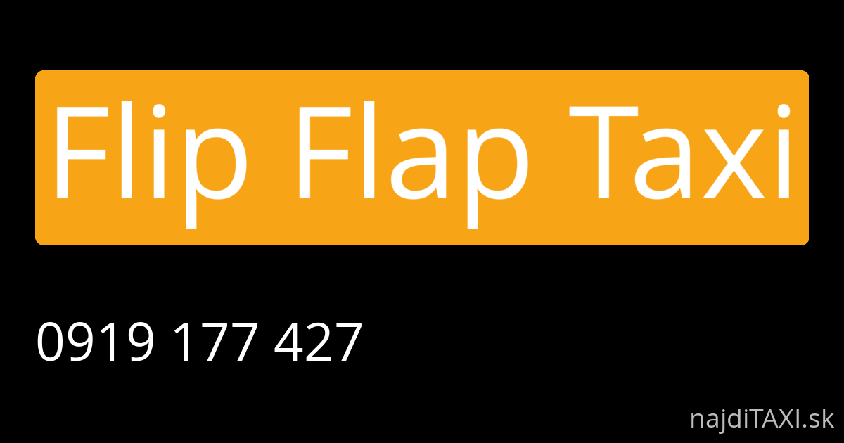 Flip Flap Taxi (Senec)