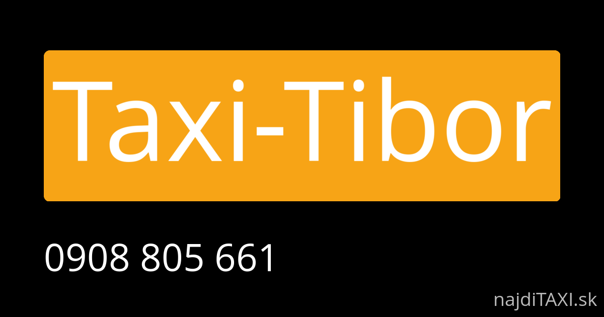 Taxi-Tibor (Senec)