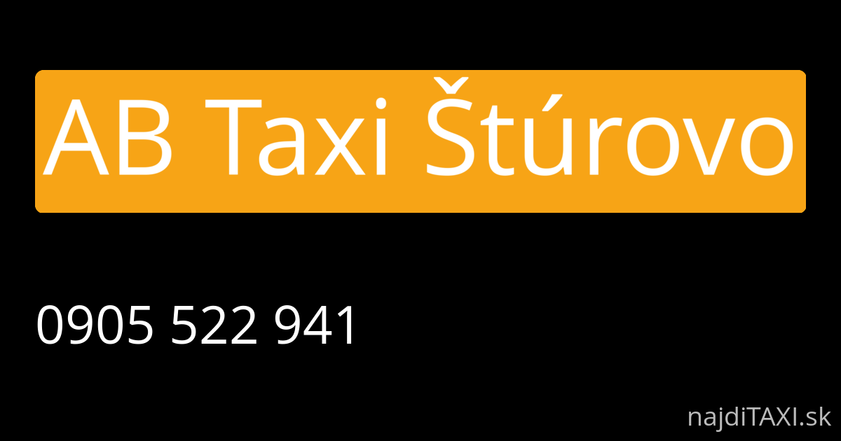 AB Taxi Štúrovo (Štúrovo)