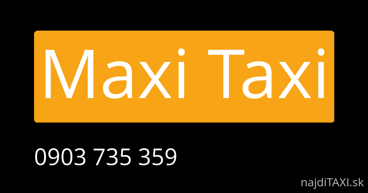 Maxi Taxi (Štúrovo)