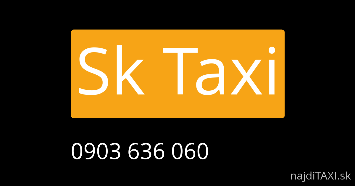Sk Taxi (Svidník)