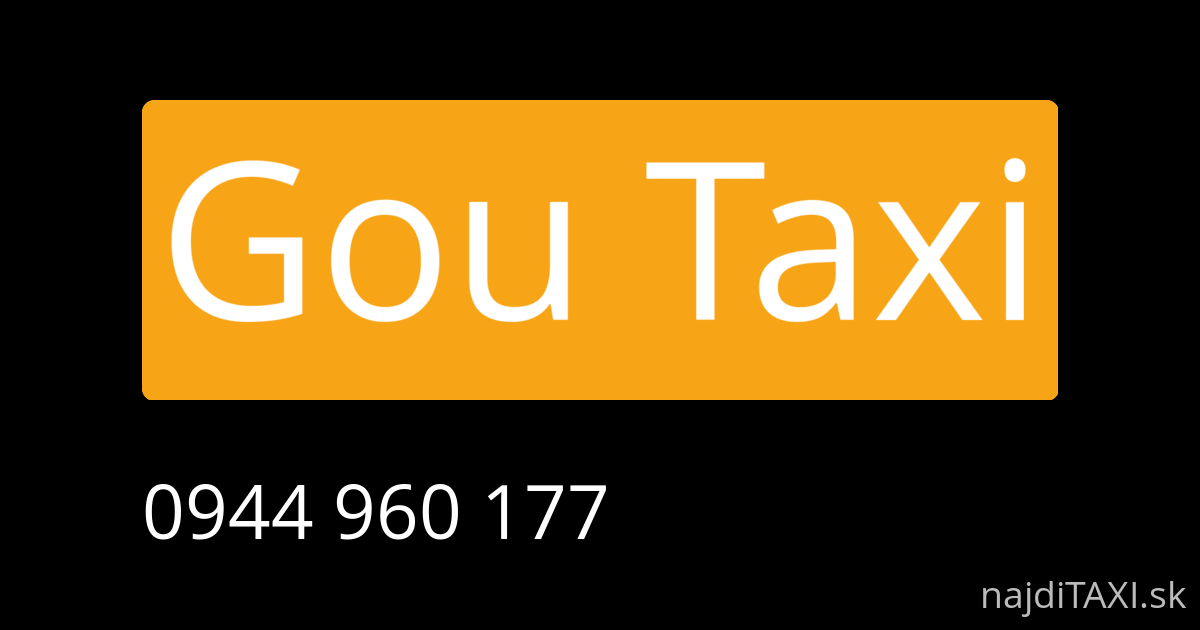 Gou Taxi (Svit)