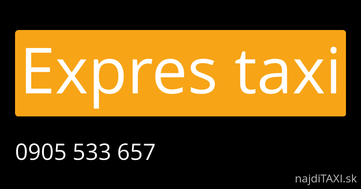 Expres taxi (Topoľčany)