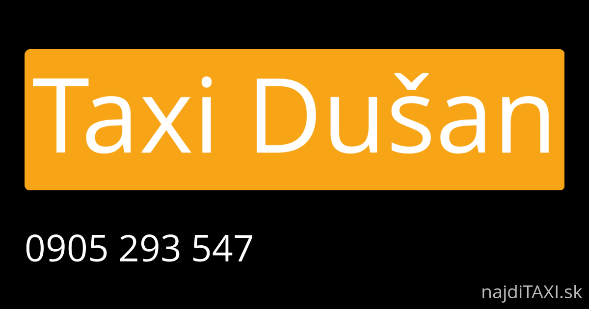 Taxi Dušan (Topoľčany)