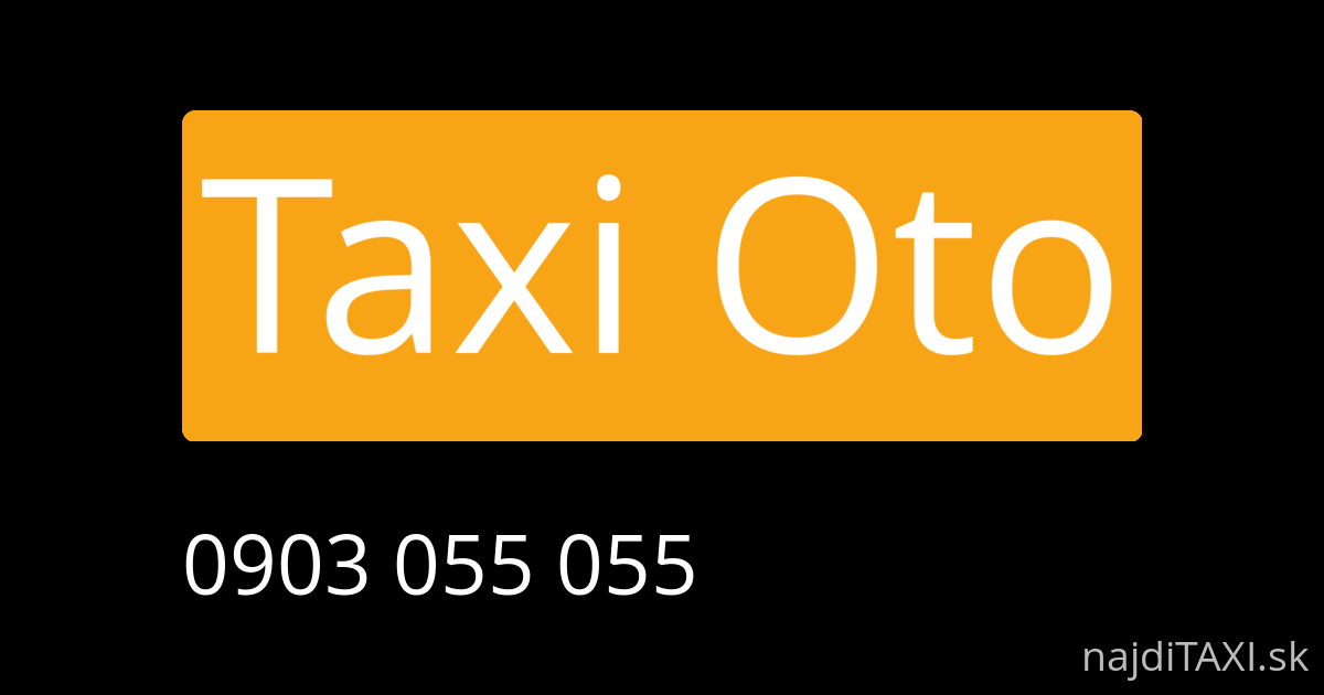 Taxi Oto (Topoľčany)