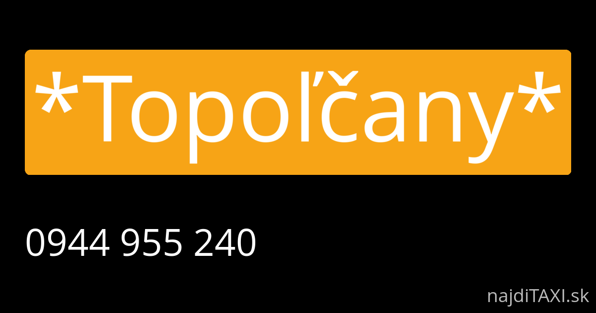 *Topoľčany* (Topoľčany)