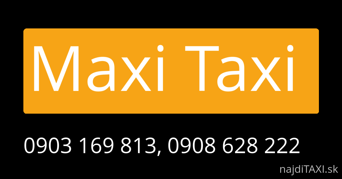 Maxi Taxi  (Trenčianske Teplice)