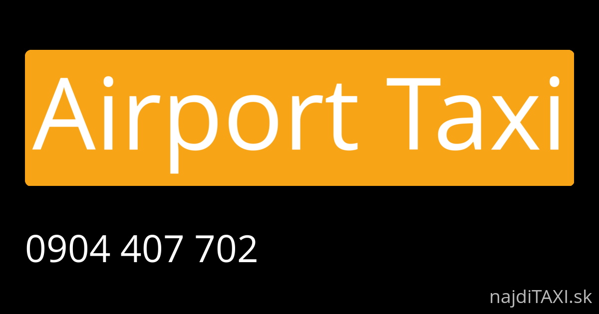 Airport Taxi (Trenčín)