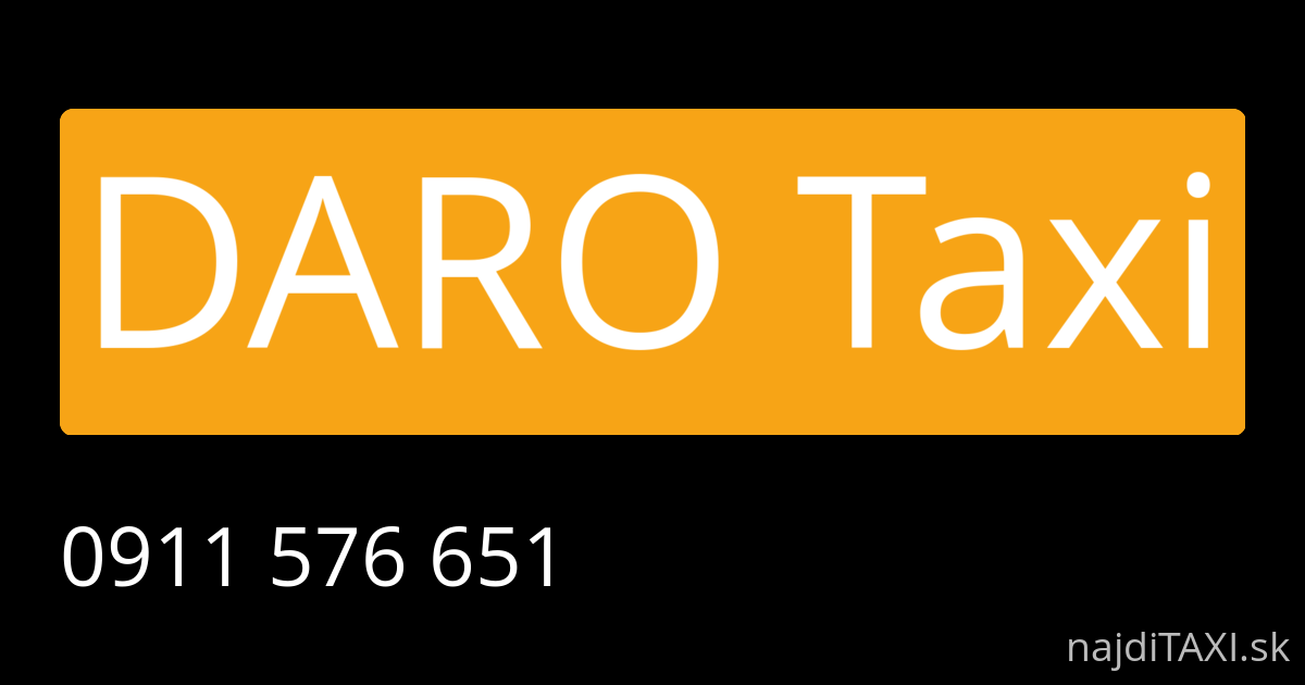 DARO Taxi (Trenčín)