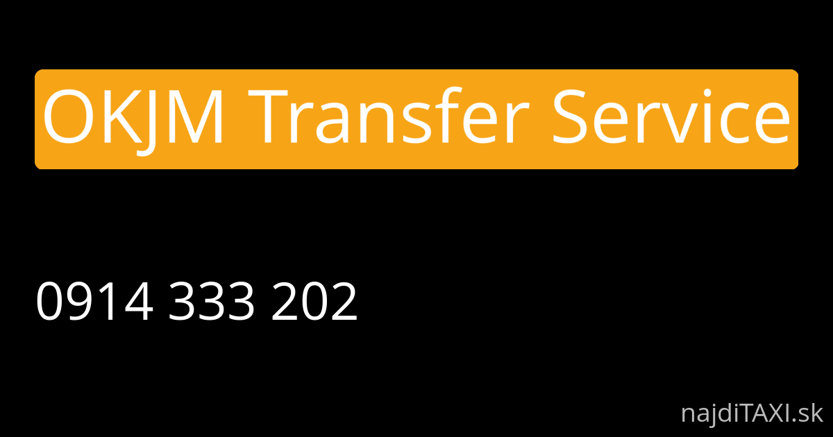 OKJM Transfer Service (Trenčín)