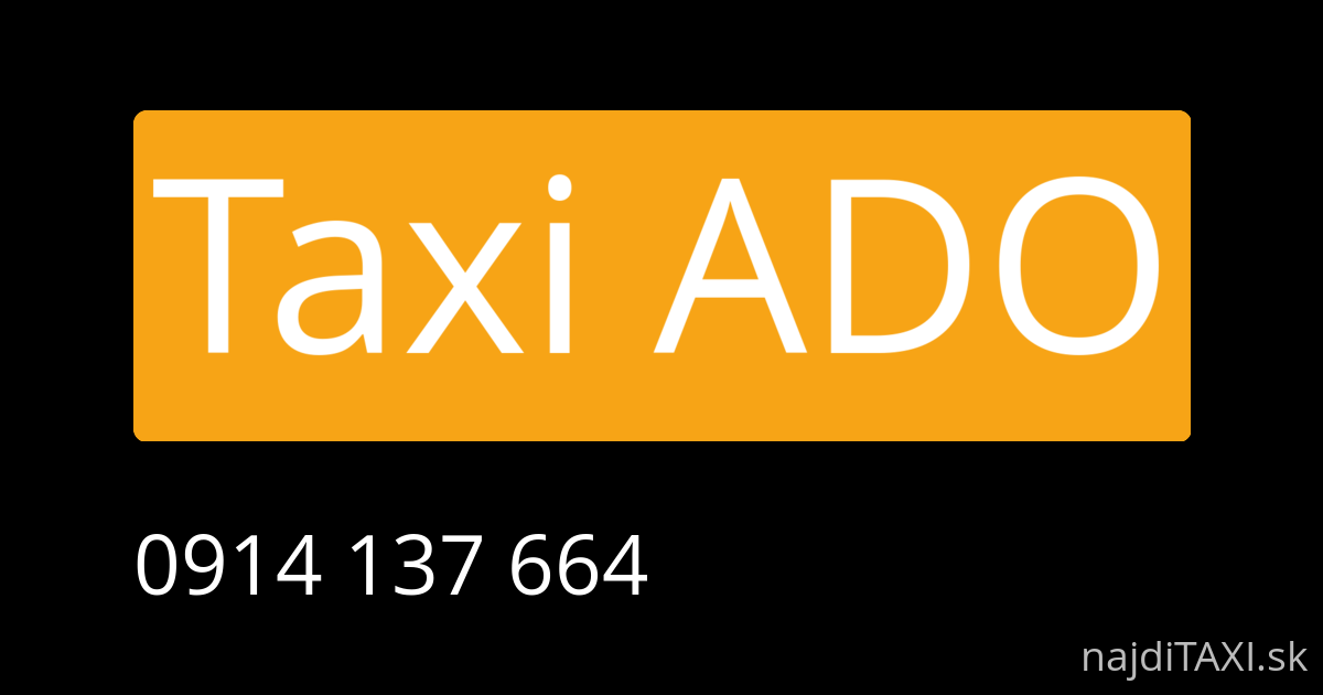 Taxi ADO (Trenčín)