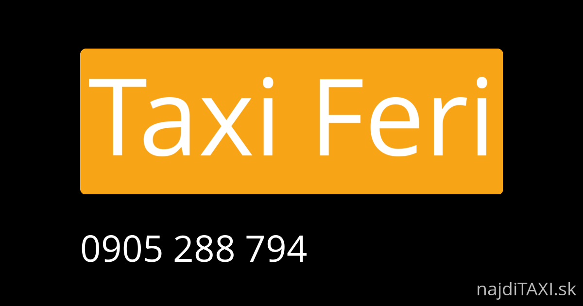 Taxi Feri (Trenčín)