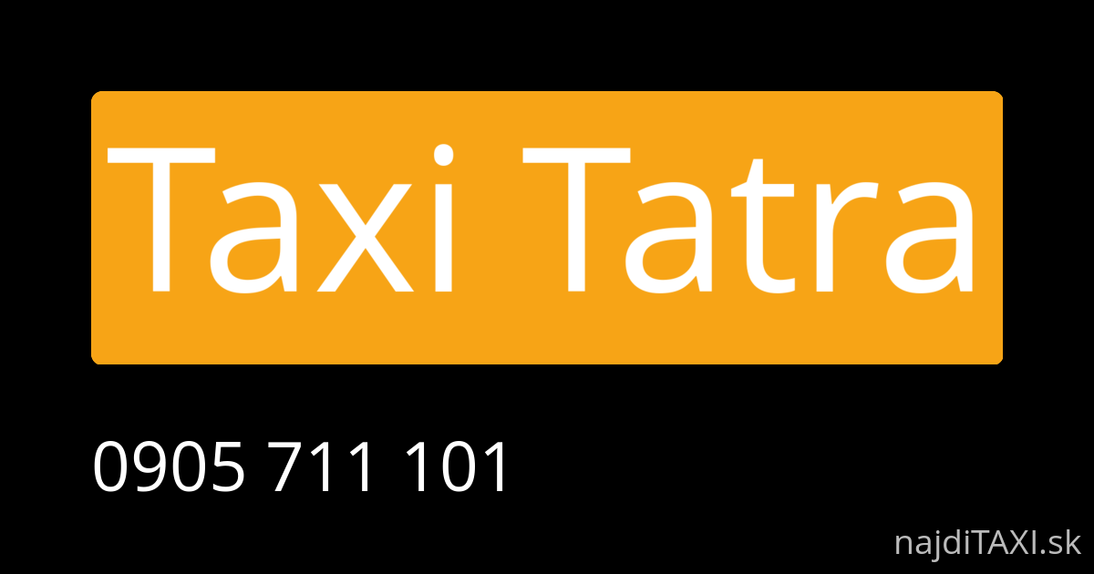 Taxi Tatra (Trenčín)