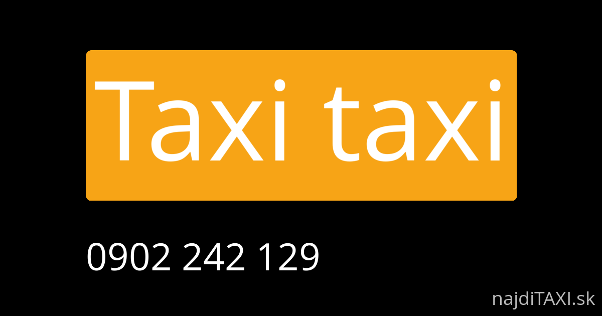 Taxi taxi (Trenčín)