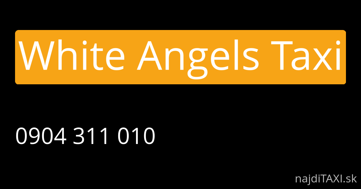 White Angels Taxi (Trenčín)