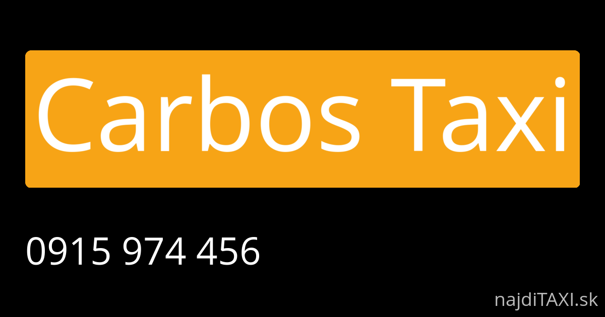 Carbos Taxi (Trnava)