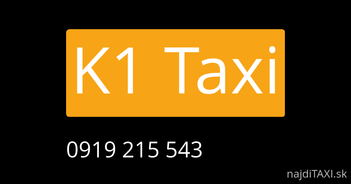 K1 Taxi (Trnava)