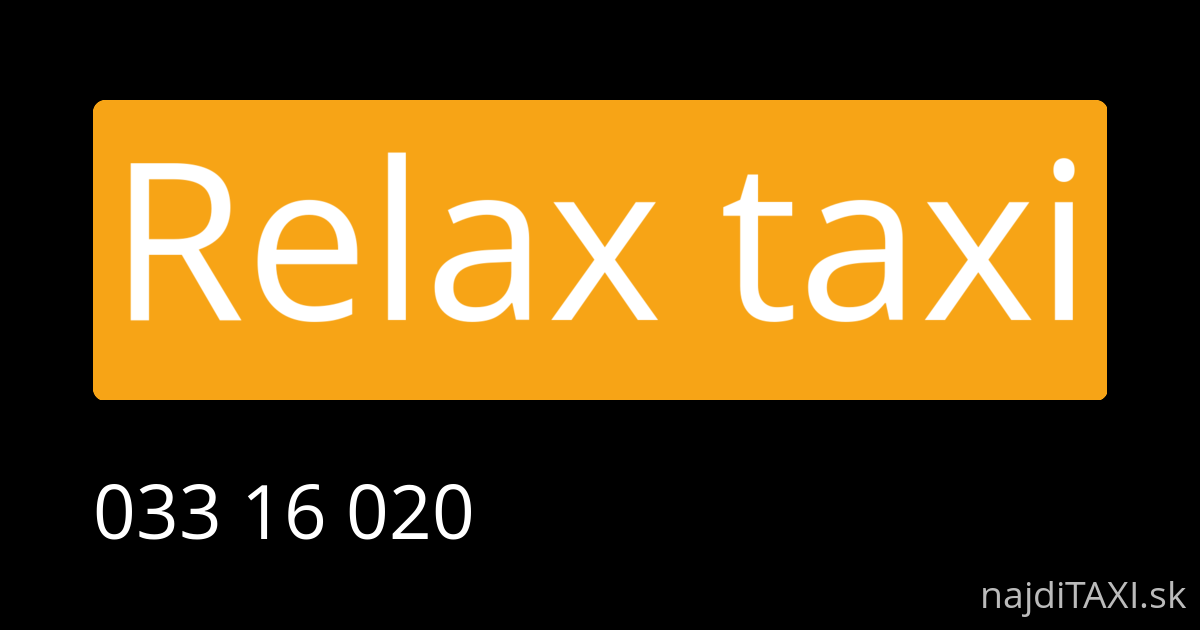 Relax taxi (Trnava)