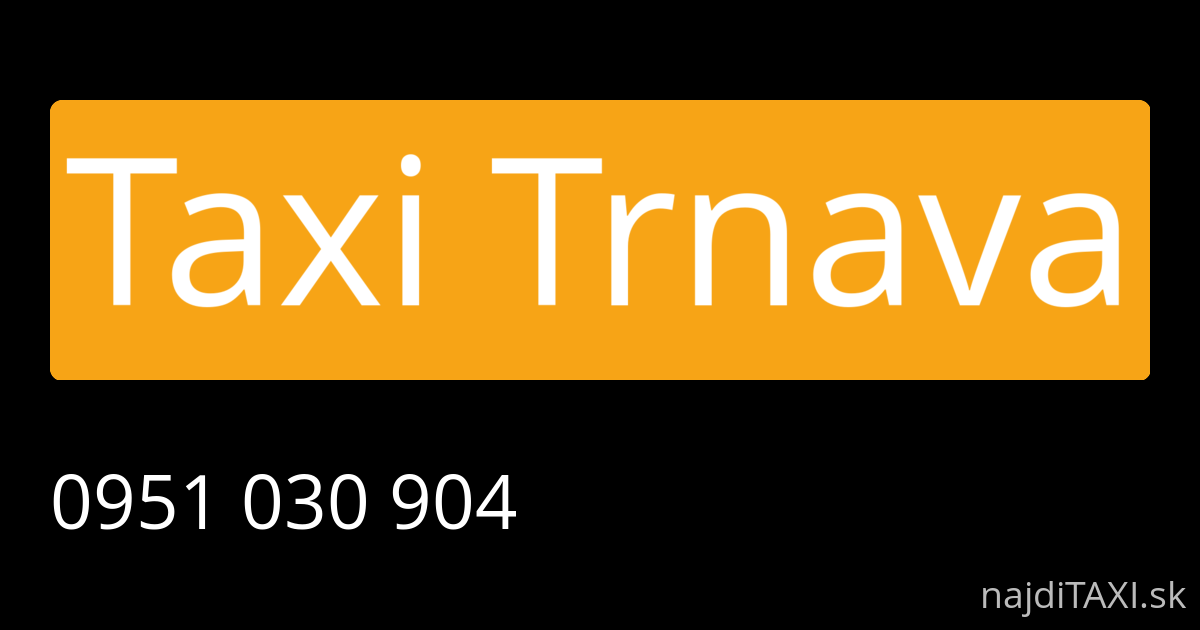 Taxi Trnava (Trnava)