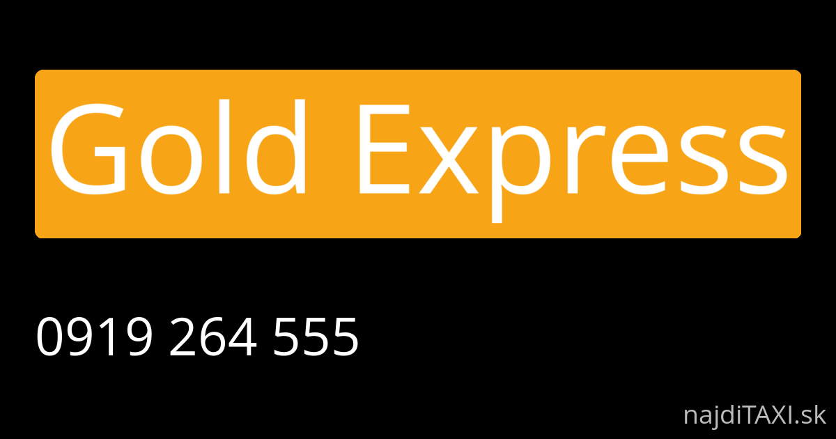 Gold Express (Vranov nad Topľou)