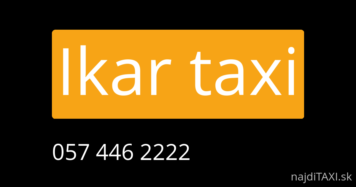 Ikar taxi (Vranov nad Topľou)