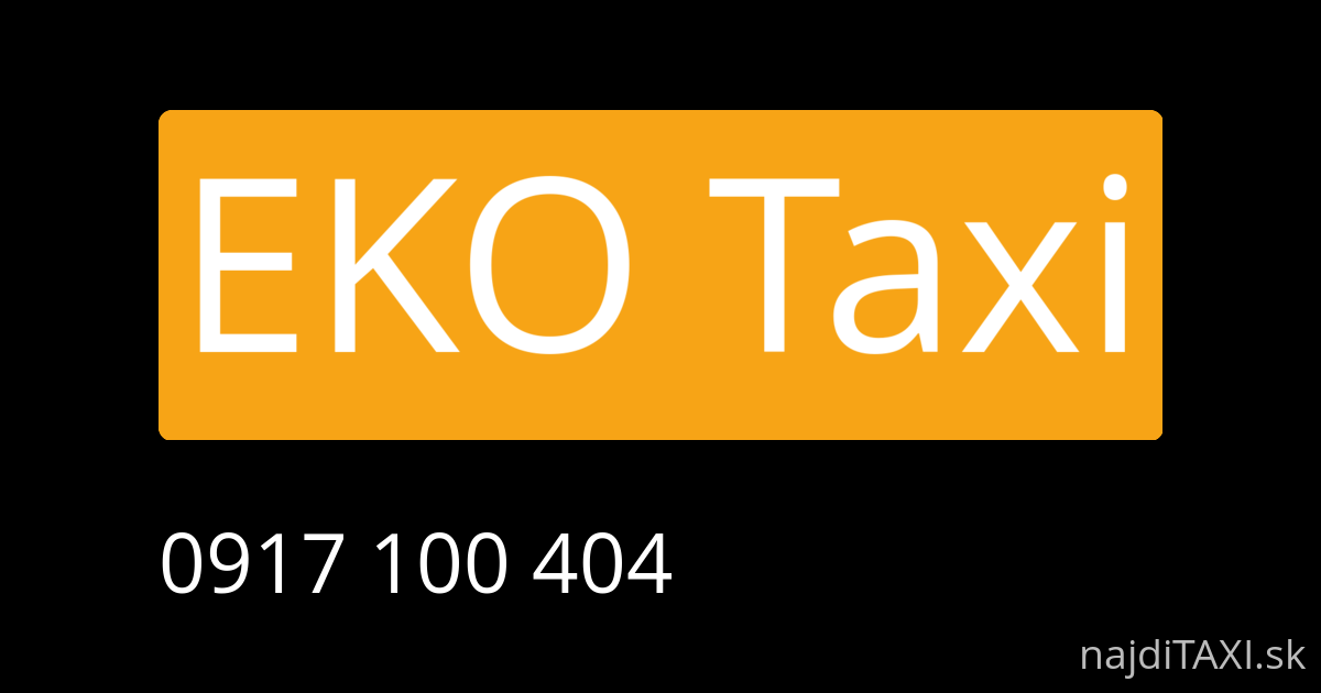 EKO Taxi (Žarnovica)