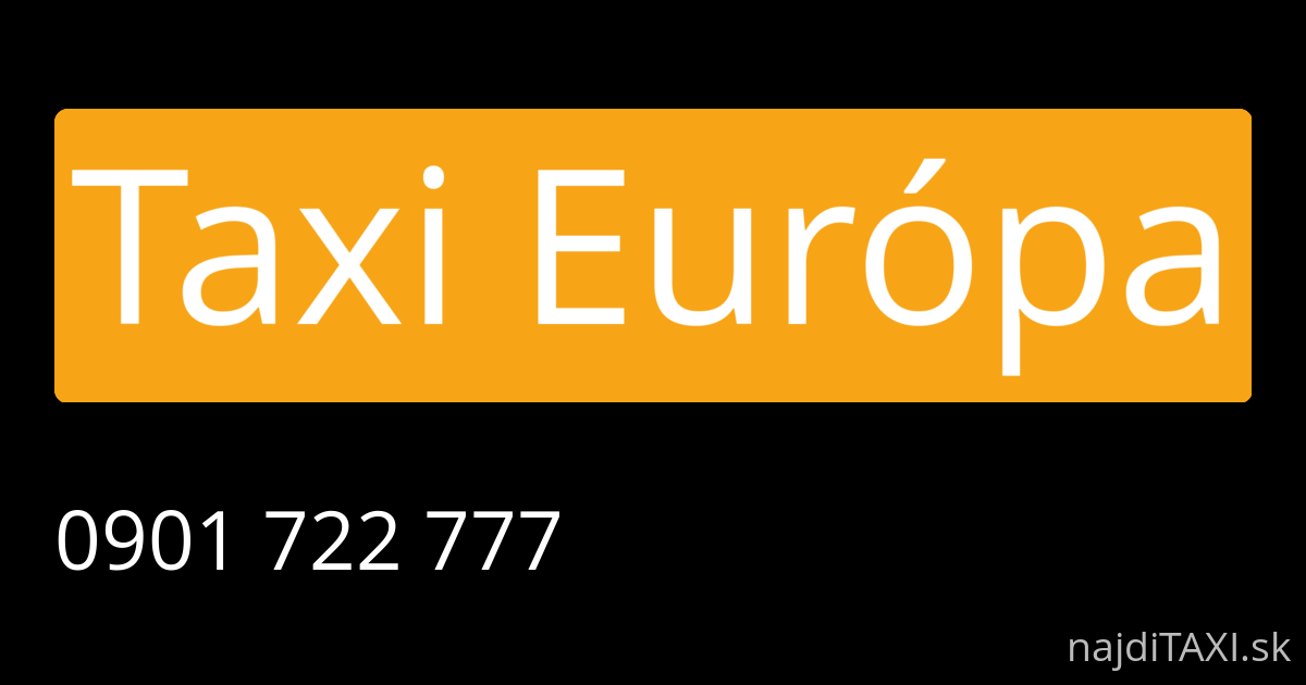 Taxi Európa (Žilina)