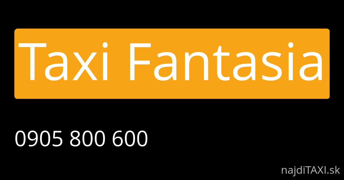 Taxi Fantasia (Žilina)