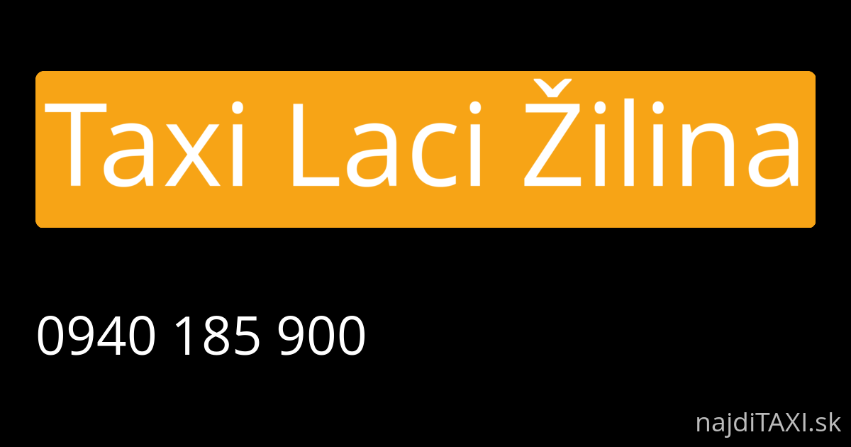 Taxi Laci Žilina (Žilina)