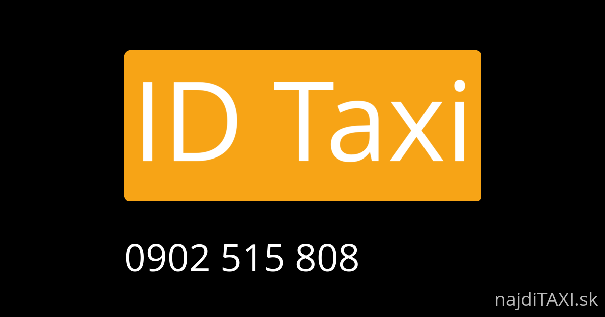 ID Taxi (Zlaté Moravce)