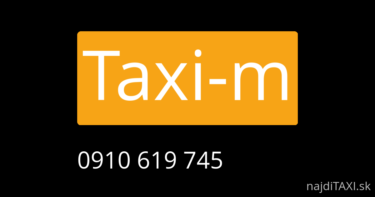 Taxi-m (Zlaté Moravce)